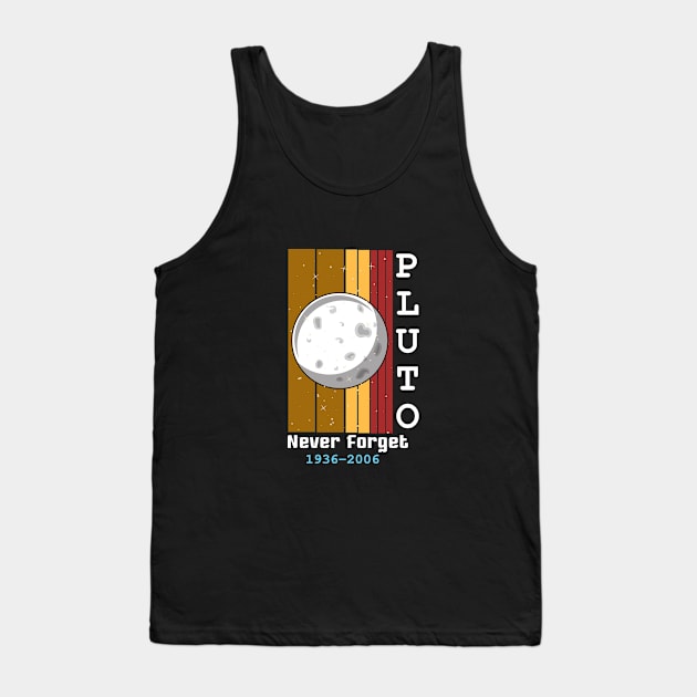 Pluto Never Forget 1936-2006 Gift and shirt Tank Top by AE Desings Digital